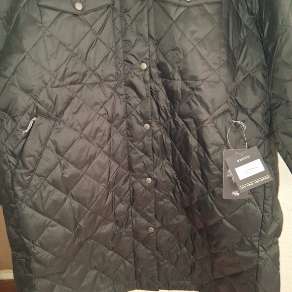 Eddie Bauer NWT Quilted Shirt Jacket 80/20 Down 650 Fill Power 2X - Picture 3 of 8